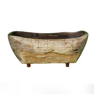 Petrified Wood Bathtub Semi Polished ( 80%)