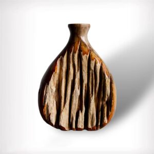 Petrified Wood Deco Bottle